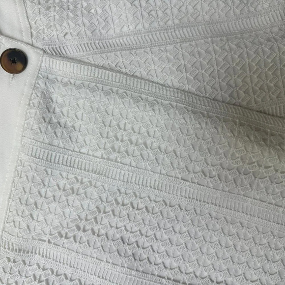 RARE! Derek Lam 10 Crosby Lace Overlay Wrap Skort Shorts - size 8 - Picture 4 of 8